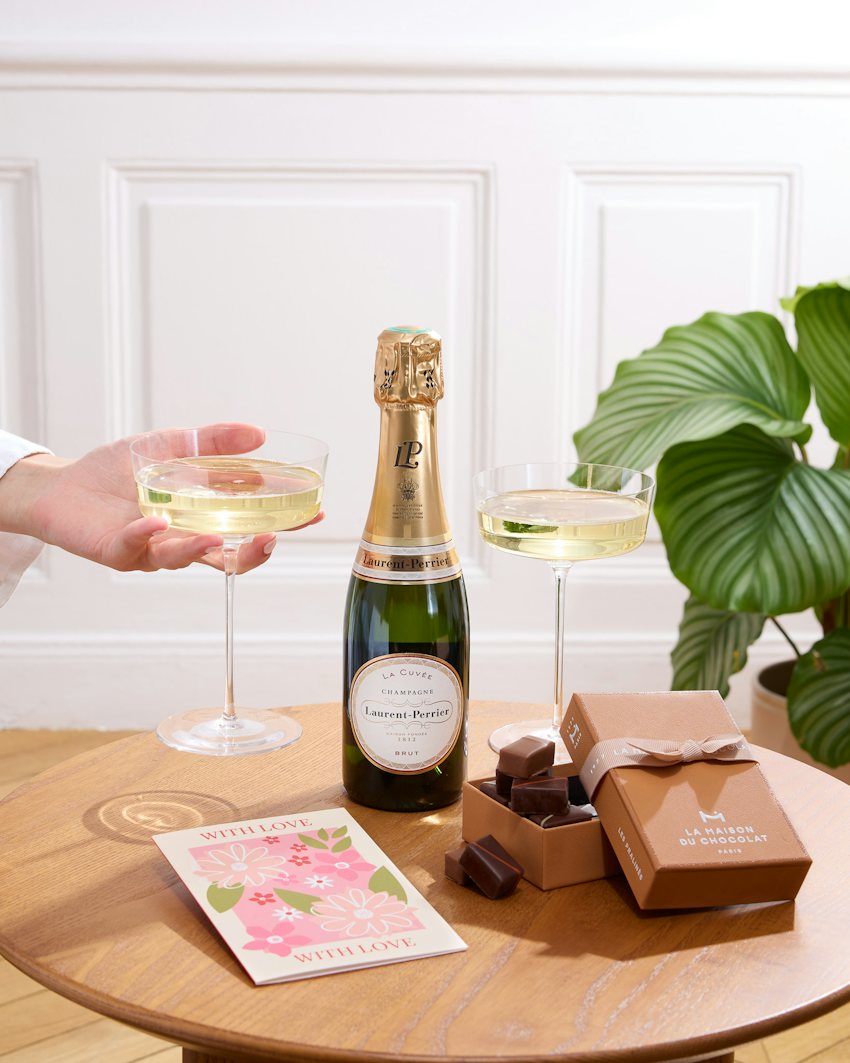 Coffret Pétillant Sparkling Wine & La Maison du Chocolat Box