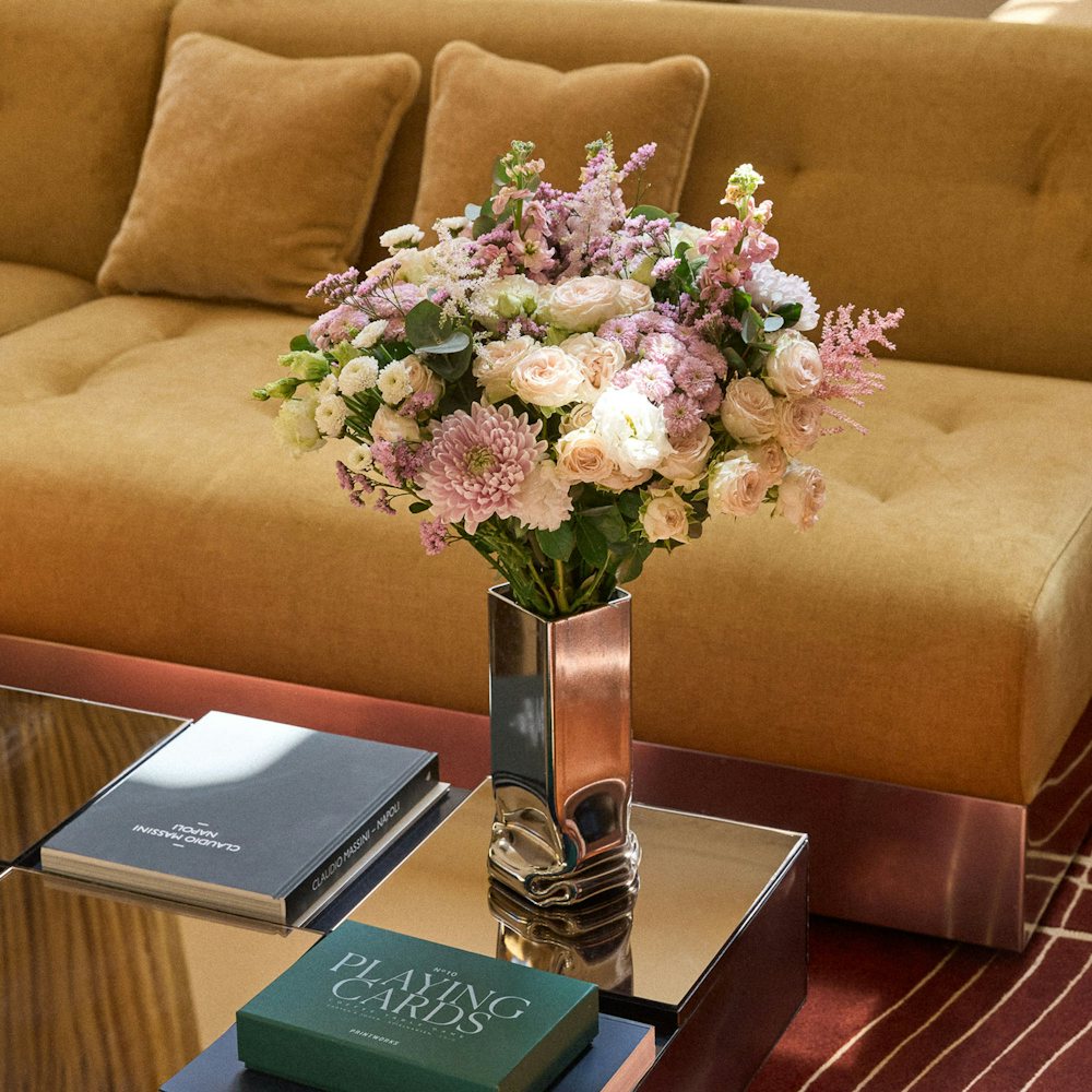Amsterdam Seasonal Dutch Tulip & Ranunculus Bouquet (Collection No. 31) - Detail View