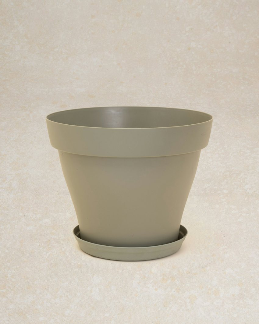 Faro Green Glazed Indoor/Balcony Planter Pot D25cm