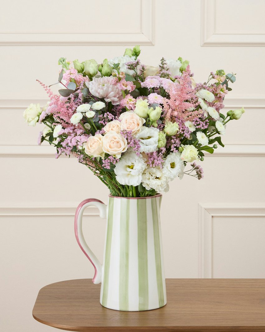 Edition 10 Large Bouquet & Green Faro Vase Duo