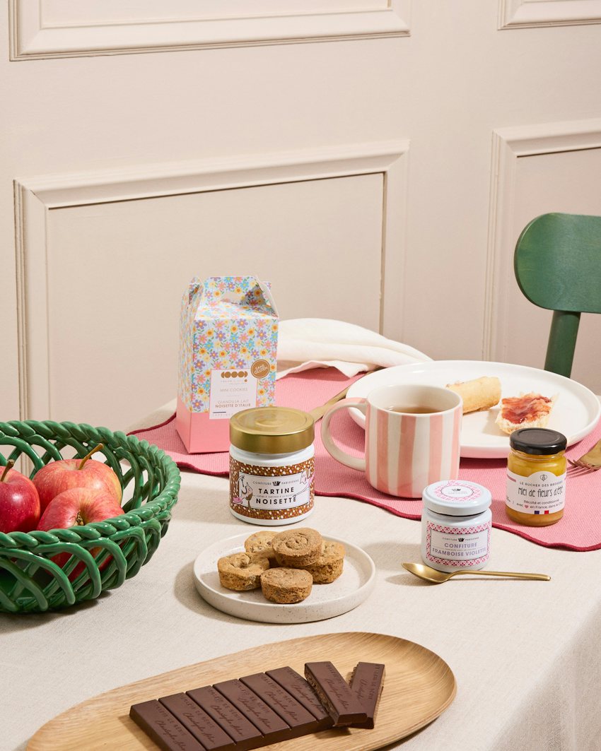 Coffret Goûter L'Éclair de Génie Mini Cookies & Jam Box